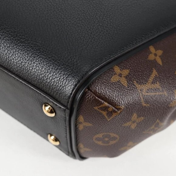 LOUIS VUITTON Monogram Kimono PM Tote Bag 2way Black M41855 LV Auth 118925M - Picture 5 of 16
